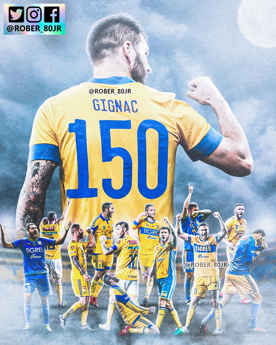 Rober_80jr's tweet photo. LA LEYENDA FRANCESA @10APG ALCANZÓ LA CIFRA DE 150 GOLES CON @TigresOficial 🐯🇫🇷
GRACIAS POR TANTAS ALEGRÍAS!!!!
Siganme para más diseños felinos 🐯 (Ayúdenme a llegar a los 1,000 seguidores)
#TigresUanl #Uanl #LigaMx #México #design #Gignac #AndrePierre #150Goles https://t.co/uNJztIfwyf