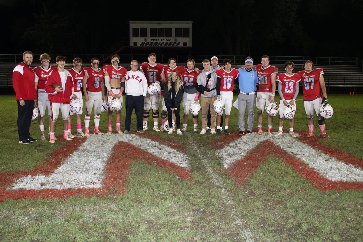 central_marian's tweet photo. Thank you to our senior football players and our student trainer. Forever Hurricanes!! https://t.co/i8HVPiegFl
