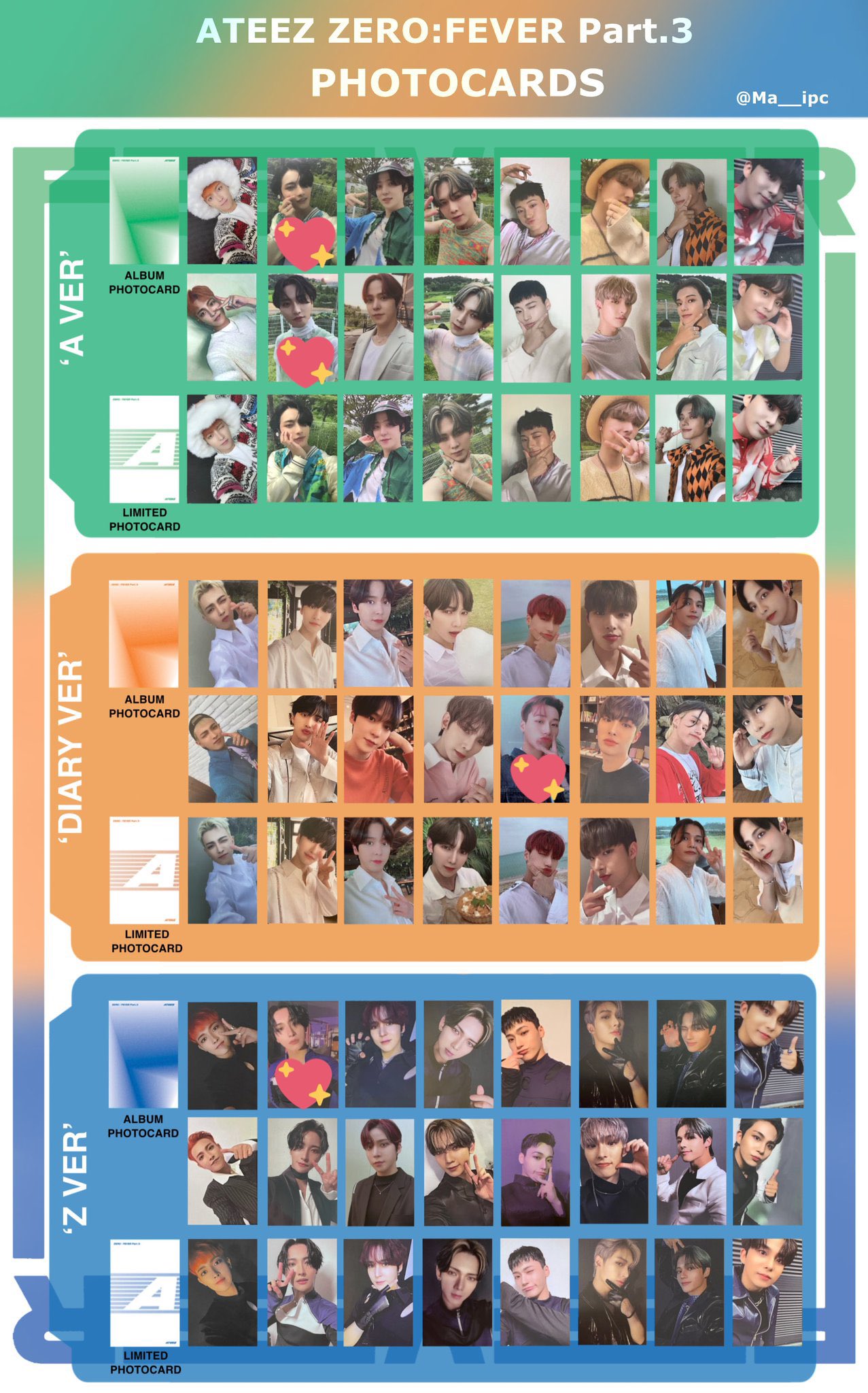 オックスフォードブルー ATEEZ ユノ トレカ FEVER part.2 | www