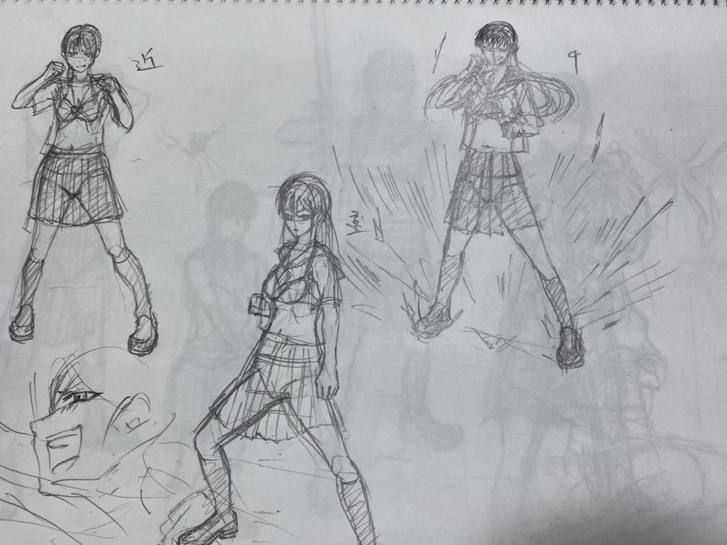 今日の積み重ねおわりー!
描きたくなって闘気みたいなのついかしてるけど気にしやんな
斜めから撮ってるから足めっちゃ長いなこれ 