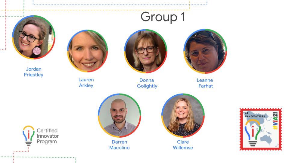 Pretty excited to be a Google Innovator Coach to these amazing educators #via21 🙌🏼🙌🏼

@DarrenMacolino 
<a href="/donnagolightly1/">Donna Golightly</a> 
<a href="/ClarezaW/">Clare Willemse</a> 
<a href="/leannefar/">Leanne Farhat</a> 
@laurenarkley