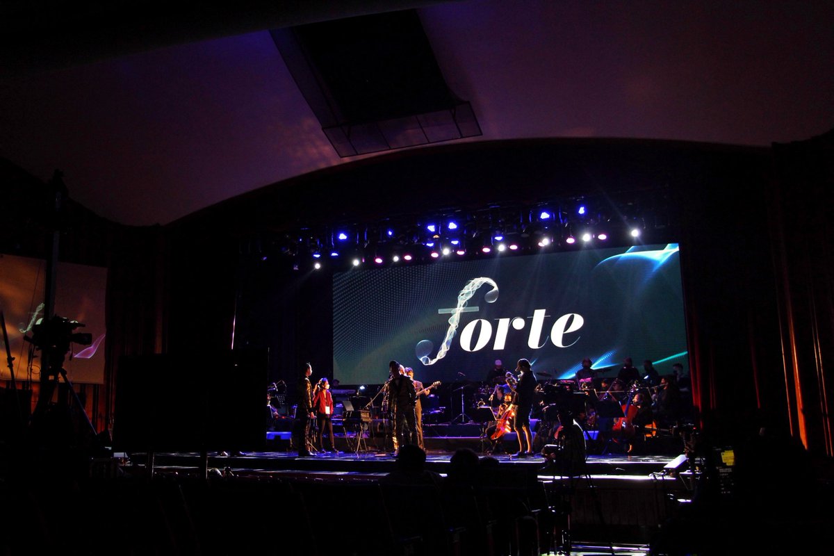 [D-DAY] The stage is set, A'TIN! Everyone's ready to give their all for a day of great performances. 🎤

We hope you enjoy it ✨

#ForteTheConcert2021 #SB19Forte