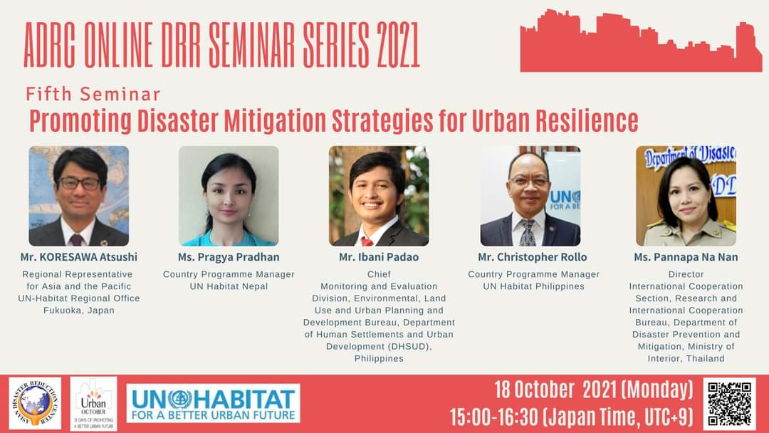 Aimee_DPM's tweet photo. Thank you #ADRC for the invitation to join the panel on this very timely topic ... will be sharing my prospective as a disaster manager who promote international cooperation on #DRR .. come join me!! 😊😊😊 #URBAN #resilience https://t.co/g9pSq9FLXN