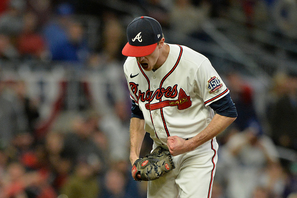 ESPNInsights's tweet photo. Max Fried threw 23 consecutive strikes against the Dodgers tonight.

According to @EliasSports, Fried is the 1st player with 23 straight strikes in a playoff game over the last 20 seasons. https://t.co/RsM1kvjuxk