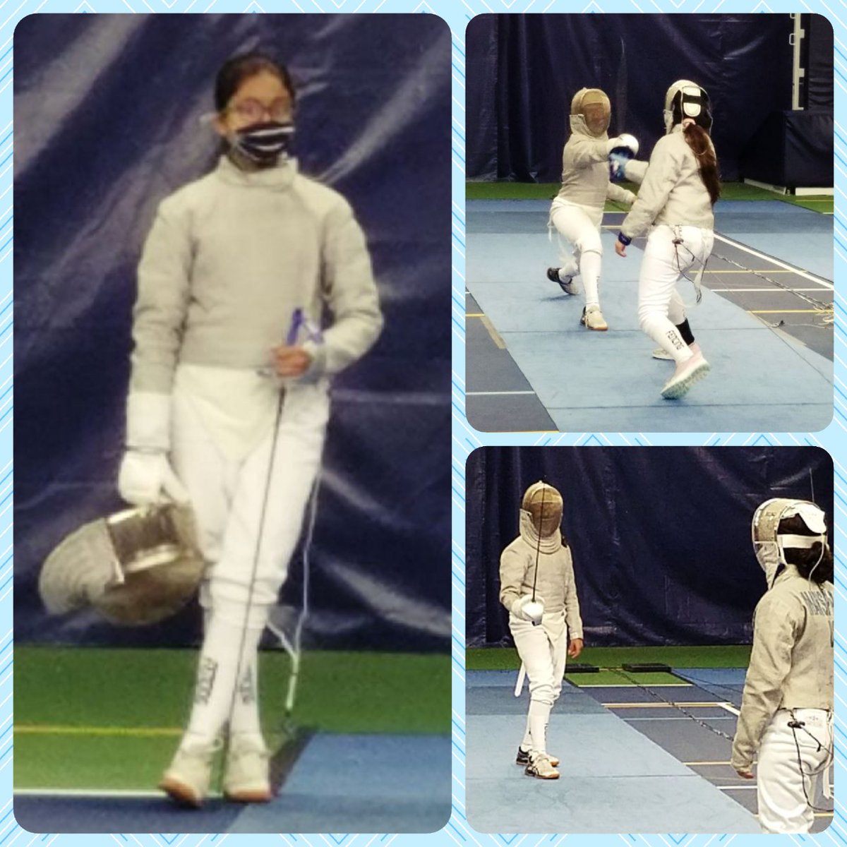 SaveInsectsA's tweet photo. My first #Y12WS #fencingcompetition #fencingsport #fence  #fencingphotos #fencingislife #fencingtime #sabre #cheers  #borntocompete  #studentathlete #youthathlete https://t.co/V5f9mM5YHW