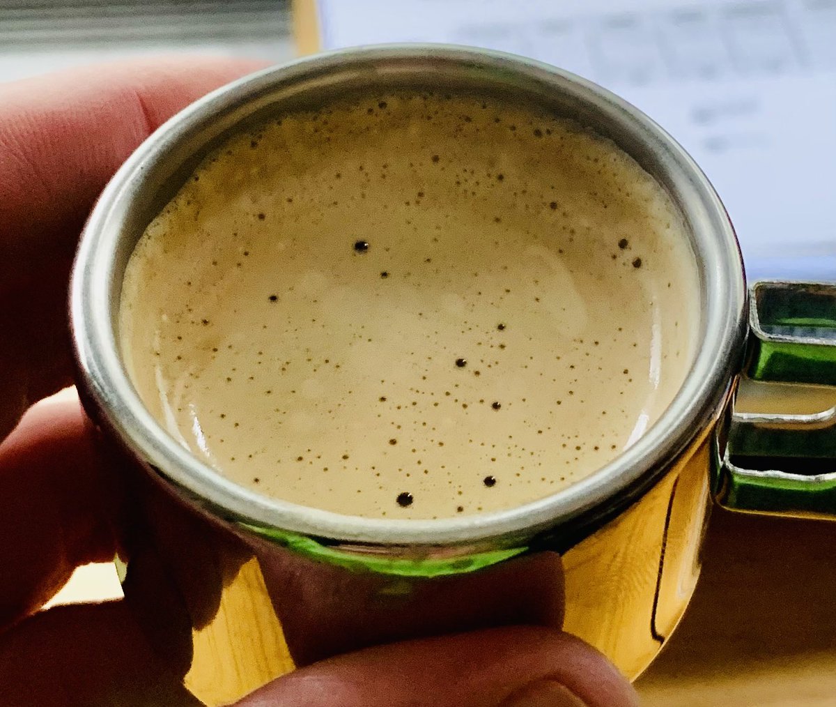 TheFoodie8's tweet photo. #ShotOfEspresso #NightTopper #GoodJava #BoldFlavor #PGHCoffee #SaturdayNightsAlright ☕️☕️☕️☕️👌👌👌👌👌 https://t.co/vGu7fMQJg1