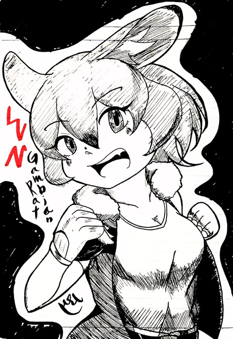 [rkgk151]#けものフレンズ3
アフリカオニネズミ教官❗❗🐭 