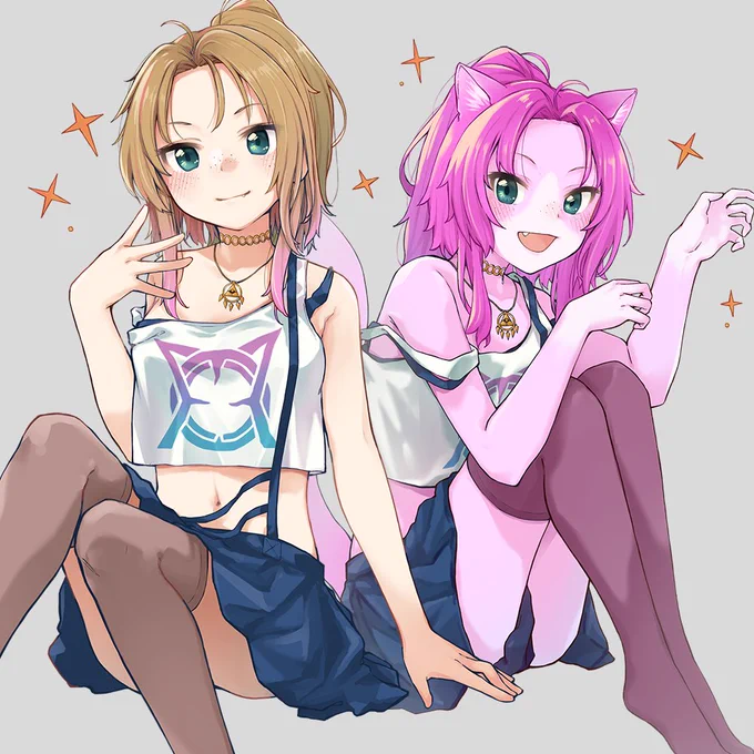 Skebにて描かせて頂いた海外の配信者obkatiekatさんのオリキャラ。にゃんこですケモケモ 