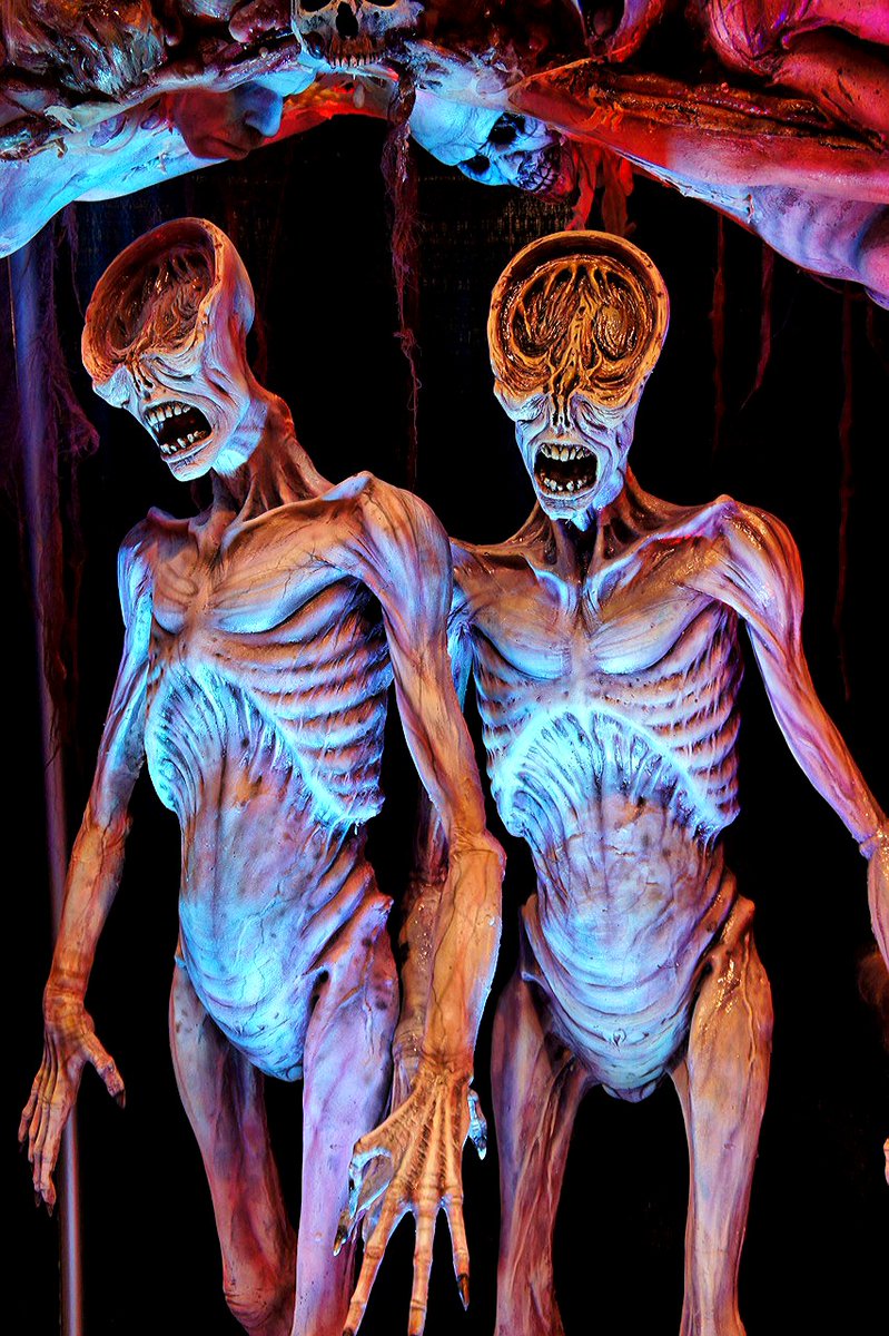 RJCrowtherJr's tweet photo. These incredible alien autopsy victims are a cut above. From the lab of Poison Props. 👽 https://t.co/OGcXK6U8Ek