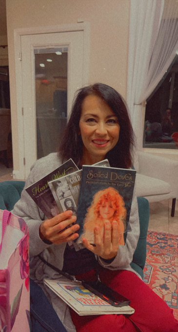 My mom just came to visit me and brought me a bunch of books about the history of sex work and prostitution