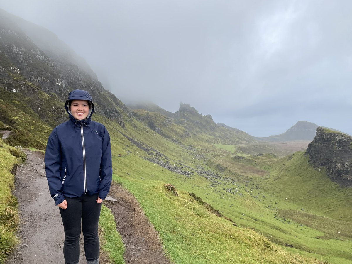 Birthday girl celebrating with a walk on her favourite island #scottishweather #isleofskye