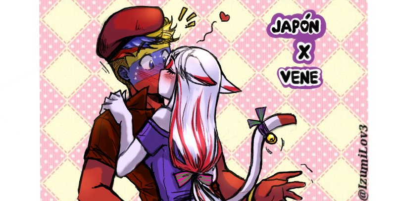 IzumiLov3's tweet photo. Fanart del hermoso dibujo de mi amigis @VeneOriental   amo este ship uwu 

#randomdraws #CountryHumans #CountryHumansjapon
#CountryHumansvenezuela https://t.co/L6yCYXVdMa