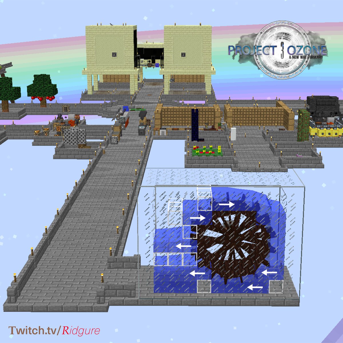 ridgure's tweet photo. 🌊Live🌊In order to get the most power out of this waterwheel the source blocks should be arranged like this https://t.co/o4gYLFUzkE #Minecraft #Projectozone #Asylumcraft https://t.co/n0eBBL5q0M