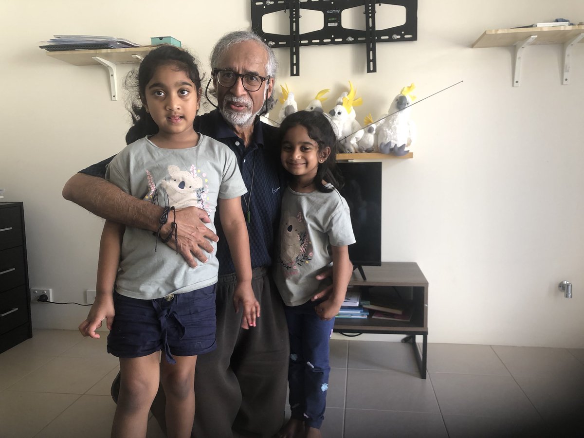 SureshRajan6's tweet photo. I visited Nades, Priya, Tharnicaa and Kopika this afternoon. Verna was my translator into Tamil of our conversation. Each time I meet with them I am struck by the level of love they have for us in Australia despite everything we have put them through. 1/2 https://t.co/uRS5eNTuSX