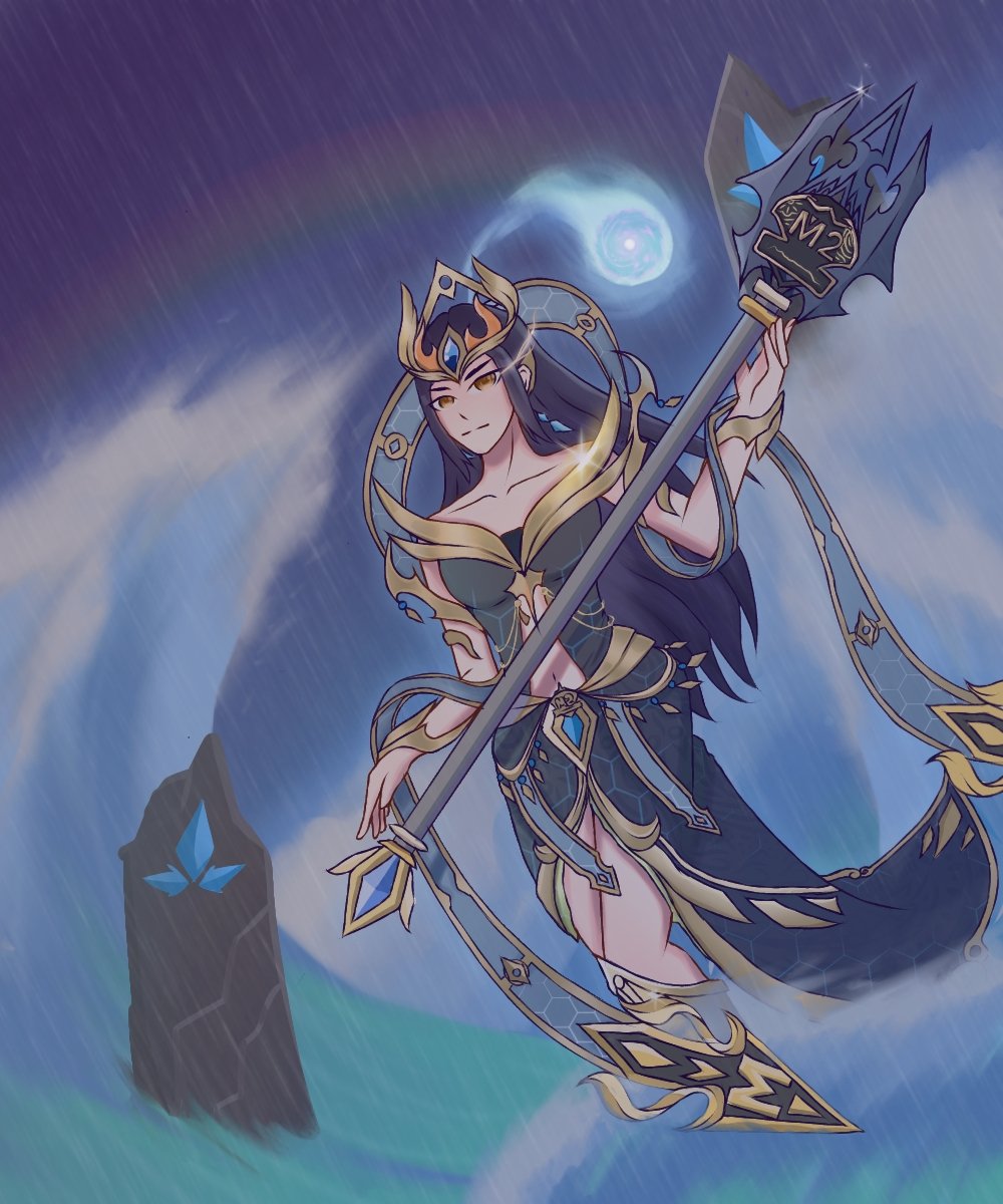 ianvdr_'s tweet photo. kadita with my skin design - midnight wave, for mgl competition at january 2021 https://t.co/vzds78dPkf