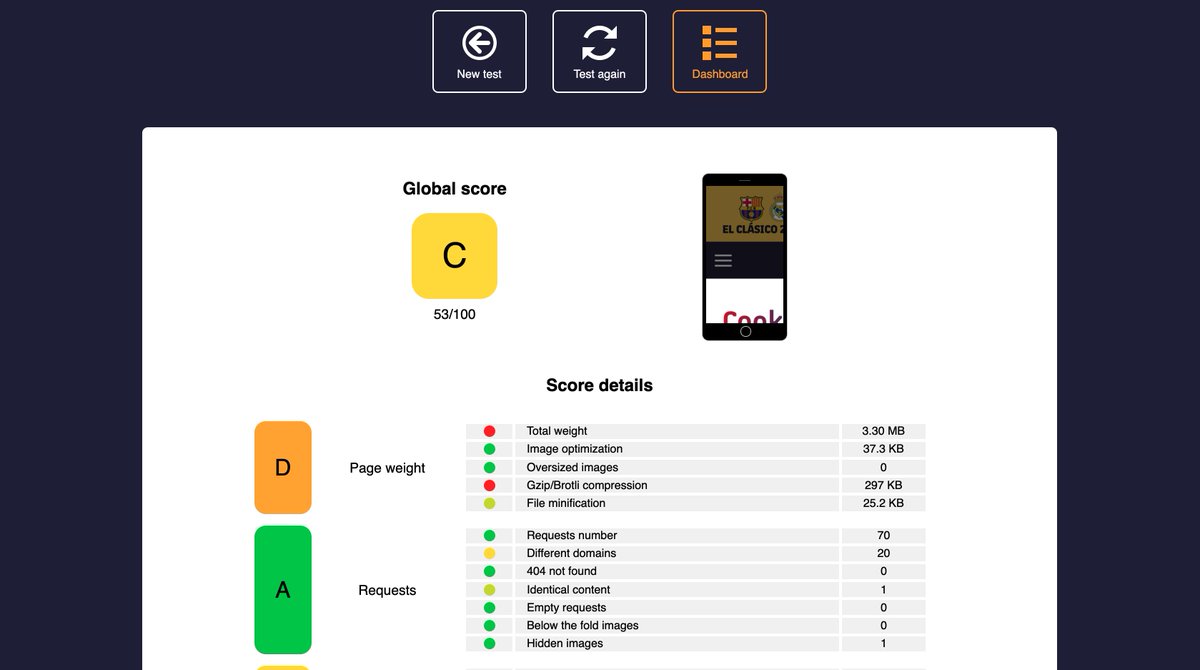 carmenansio's tweet photo. #webperf #css #cssaudit
Herramienta gratuita para que podáis auditar la performance de cualquier web.
También podréis medir la complejidad del CSS, con info práctica sobre cómo resolver cualquier problema. 👇
https://t.co/8BddQLBRYW https://t.co/7ogIDSthBp