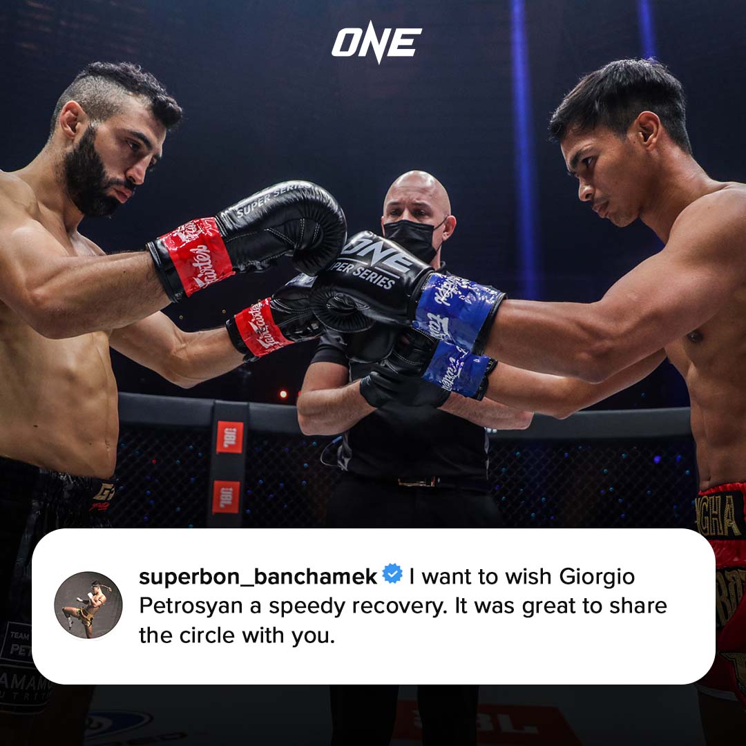 ONEChampionship's tweet photo. Respect 🤜🤛 #ONEFirstStrike #WeAreONE #ONEChampionship https://t.co/t7Hq2PZtM5