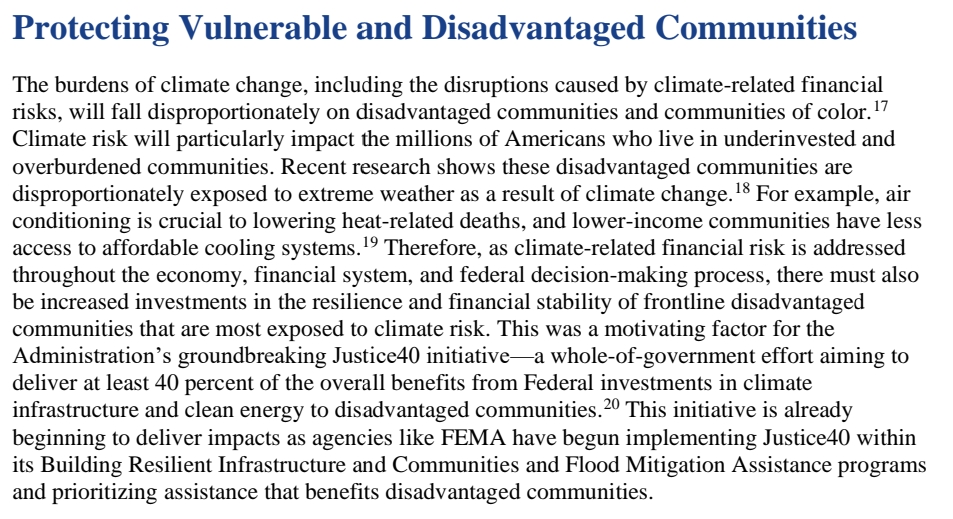 t0ussaint's tweet image. great news! 40% of all spending on #ClimateEmergency will be done on 'disadvantaged communities' YAY! #1Problem Congress hasnt passed any spending on #ClimateAction 
Anyone know what 40% of 0 is, i didnt do so good in maths, like @POTUS &amp;amp; his economic team that wrote this report