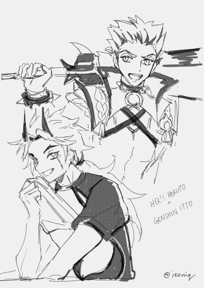 more self indulgent doodles 🏐🔥 