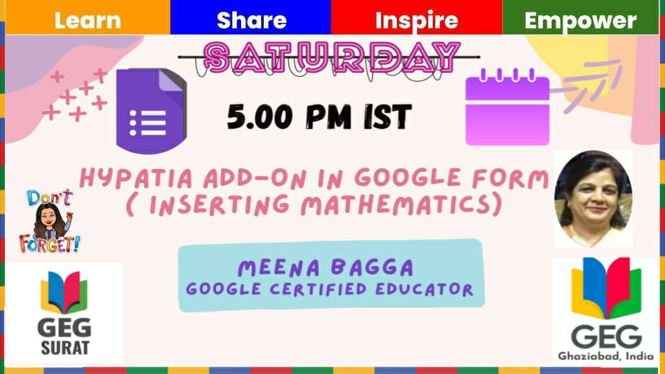 Inserting Hypatia add On in Google Form.. 
youtu.be/QrUKHv-MwR4