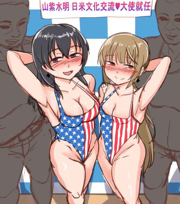 日米文化の交流に尽力する和アイドルの鑑(ラフ 