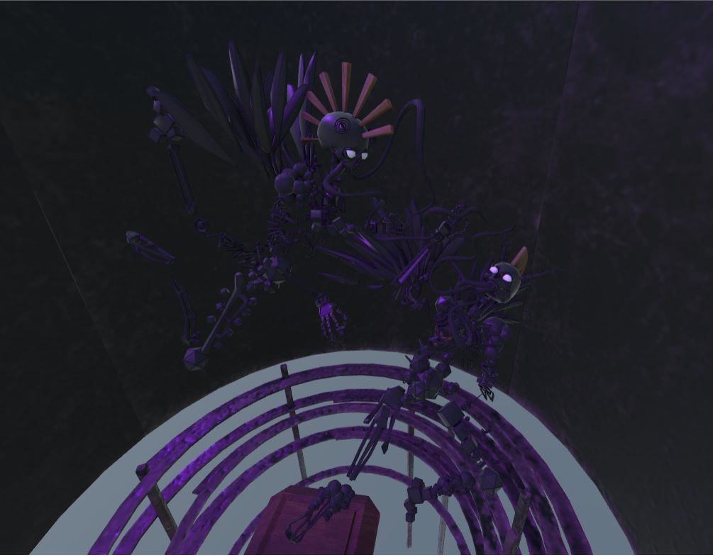 volt__edge's tweet photo. New immersive experience 'The Silo of Shadows' gallery open on @MozillaHubs 
NOW works tethered AND on Quest 2 [quest 2 version is not as tasty as tethered lighting wise]
https://t.co/92KEMyZFAD 
#NFT #lecorche #anatomy #nft #cryptoart 
Featured artworks on @opensea https://t.co/bjGKdmFu6x