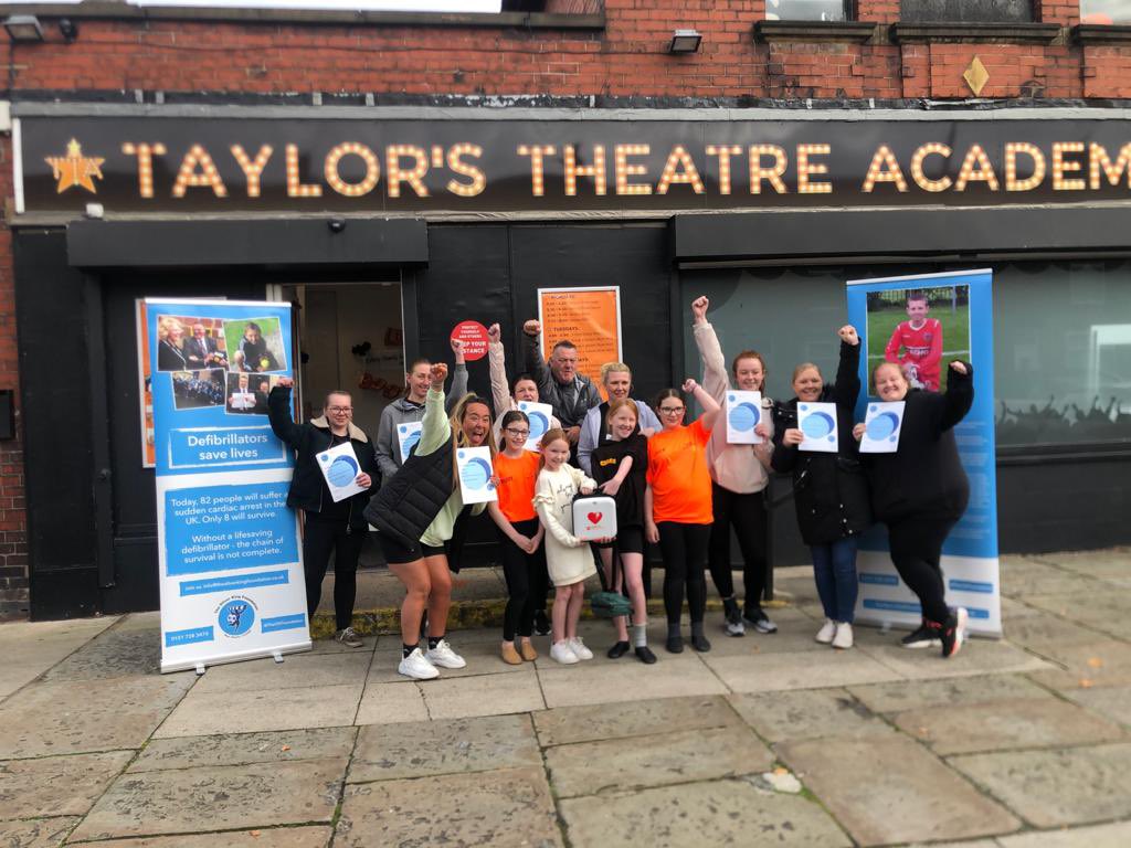 TheOKFoundation's tweet photo. Yesterday we was in Bolton visiting @TTABolton 🙌🏼 We are glad to say staff successfully completed training and they have their very own Defibrillator installed 👏🏼it was lovely to meet you all 💙 https://t.co/CuHOcQq1vX