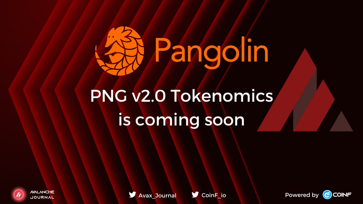 Avax_Journal's tweet photo. Looking forward to seeing new @pangolindex Tokenomics that will make $PNG holders more happier !!! ππππ
#AvaxJournal #CoinF #pangolin #png #tokenomics https://t.co/rcna1qKKi1