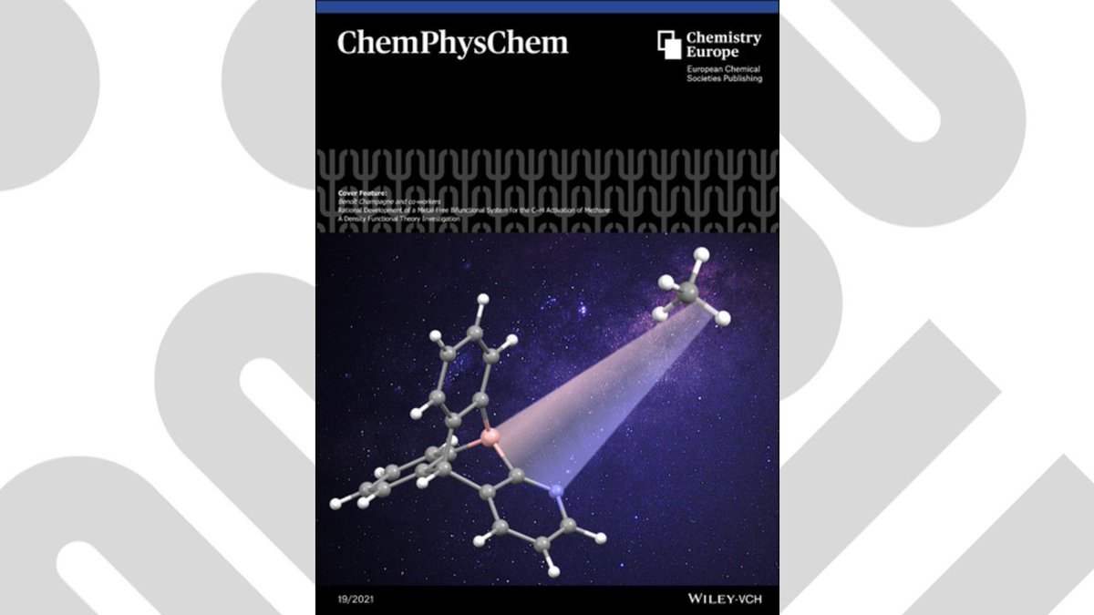 ChemPhysChem's tweet photo. #OnTheCover Rational Development of a Metal-Free Bifunctional System for the C-H Activation of Methane: A #DensityFunctionalTheory Investigation @DMahautChem @Dr_Berionni @LCT_UNamur https://t.co/RNJDdY9v9Z https://t.co/p9P1Nqjcd8