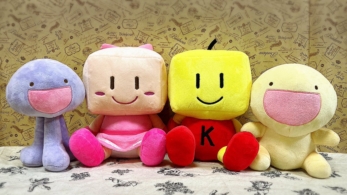 カイロくん ソフ子姫 ワイロくん BIG ぬいぐるみ 3点 カイロソフト