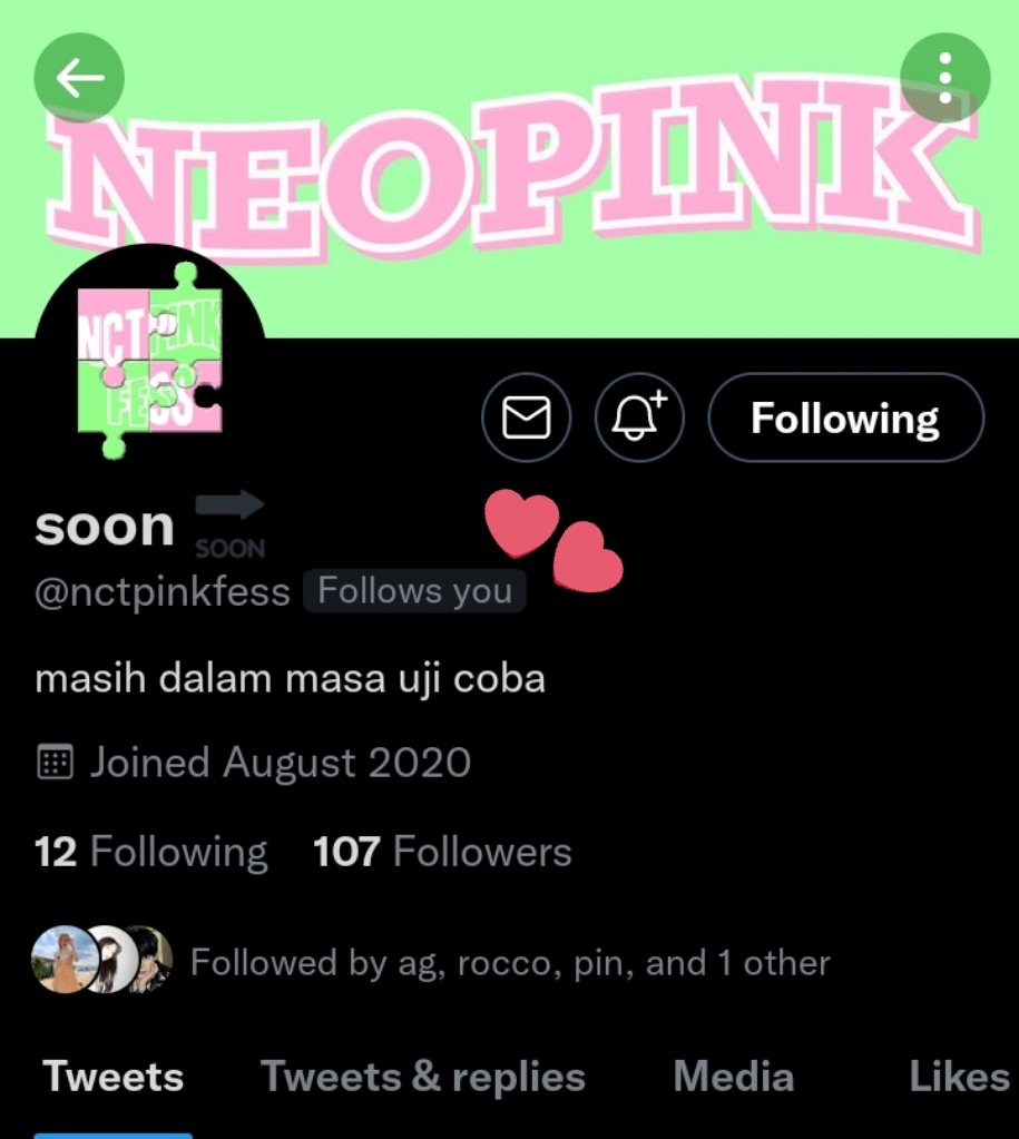 <a href="/nctpinkfess/">soon 🔜</a> AKU UDH MUTUALAN SMA MIMIN NCTPINK😋
Thank youuuu min!!