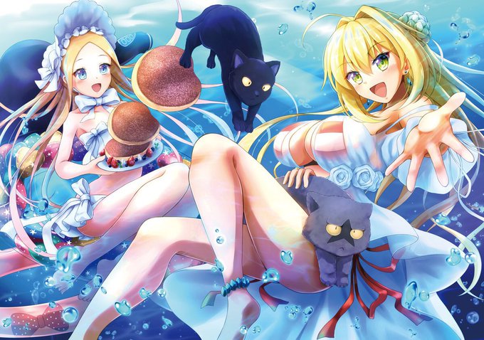 #みなさん去年の今頃はどんな絵描いてましたか

去年もちょっと時季遅れの水着絵描いてた🌹🐱🥞 