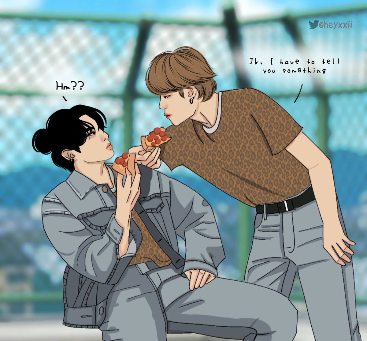heyxxii's tweet photo. hehe 😆💜 
#Jikook #kookmin https://t.co/x6i26CNEIy
