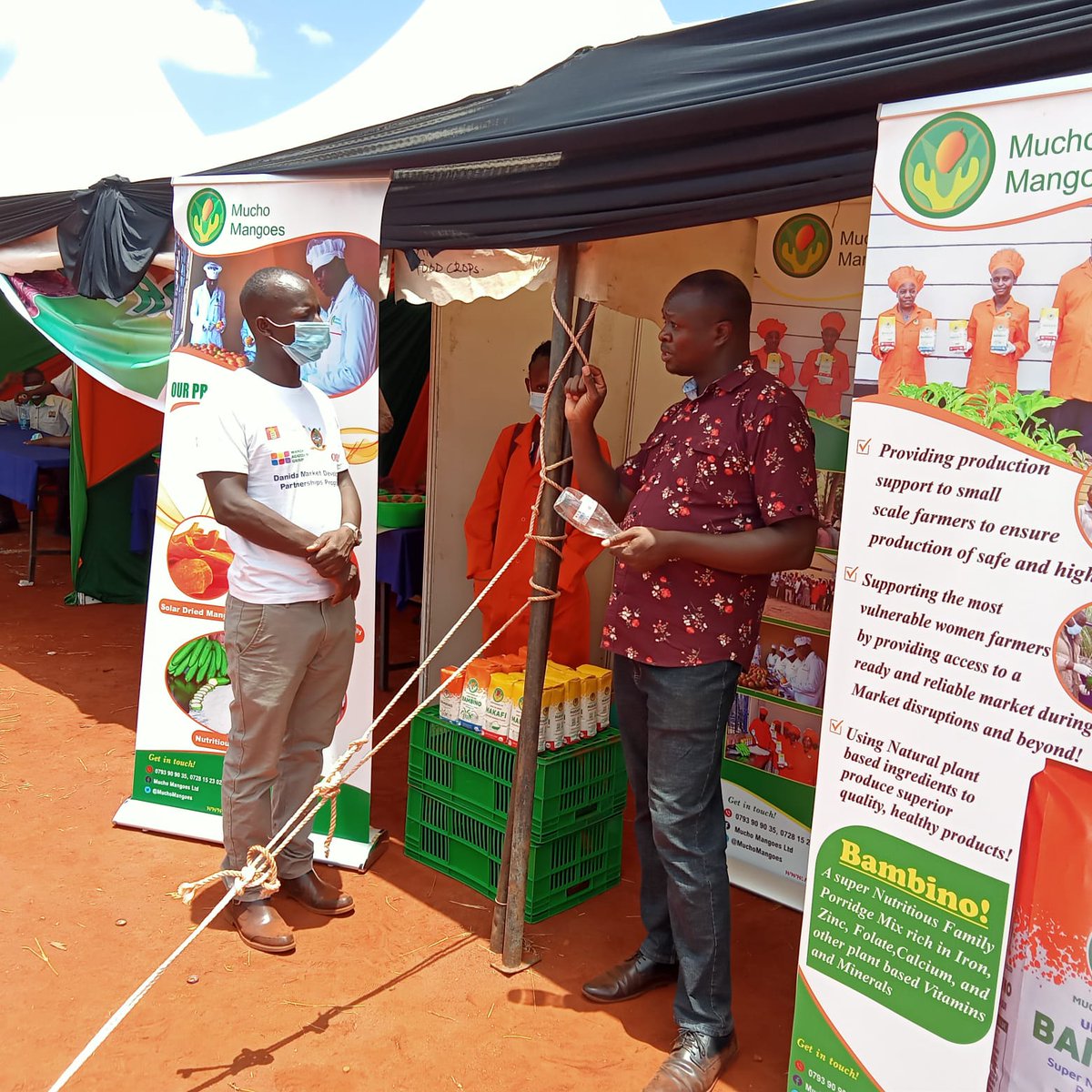 We may not have gotten the best stand or a table, but we thank God that our Company, <a href="/MuchoMangoes/">Mucho Mangoes Ltd</a>, participated in the World Food Day celebrations in Voi, yesterday.

We are the Champions of a Zero Waste, Zero Hunger World!