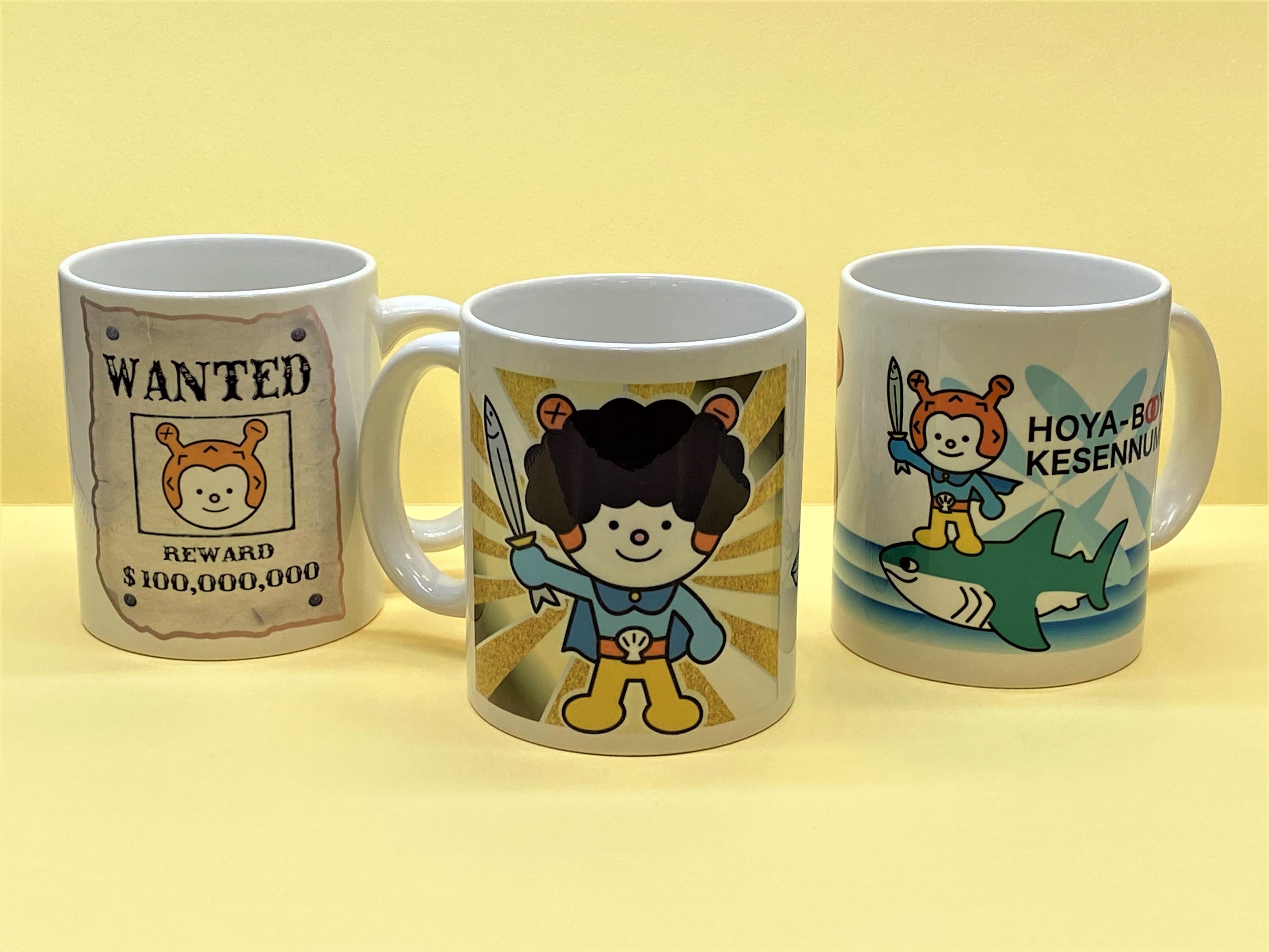仙台ロフト ホヤぼーやのマグカップ コーヒーだけでなく紅茶 スープもたっぷり入りそう 容量は約350ｍｌ 取っ手は持ちやすいゆったりサイズです 愛らしい笑顔と一緒に ブレイクタイムでほっと癒されてみては ホヤぼーやマグカップ 白 柄は