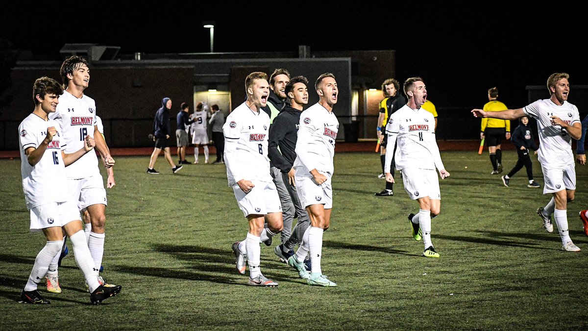 Bruins claim program record sixth-straight victory, notch 10 wins in a single season for just the second time in school history and win 10th consecutive at 🌹 Park with 2-1 triumph over No. 16 UNC Greensboro 🐻⚽

📰 🔗 belmontbruins.com/x/kyiph

📸 (Nikiah Perry)

#ItsBruinTime