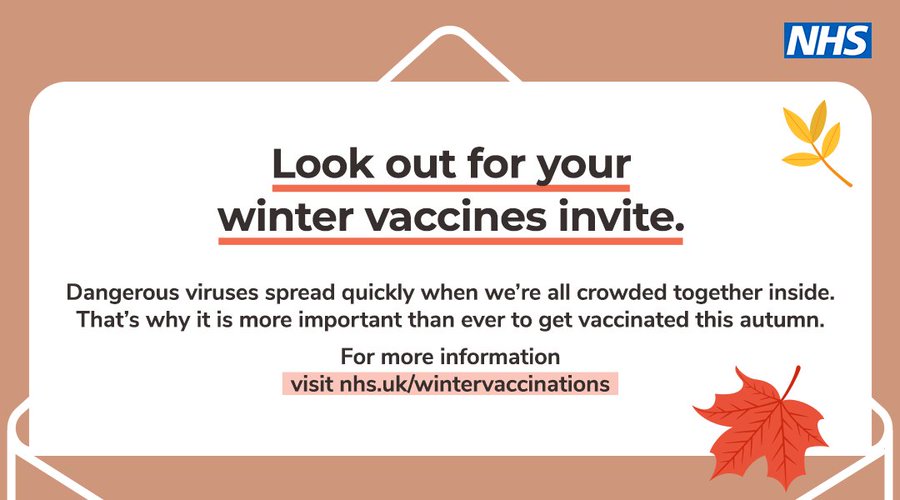 swasFT's tweet image. This year there are two essential vaccines you need to protect yourself ahead of winter – flu and the COVID-19 booster. Vaccines are our best protection. 

Find out if you’re eligible at nhs.uk/wintervaccinat…