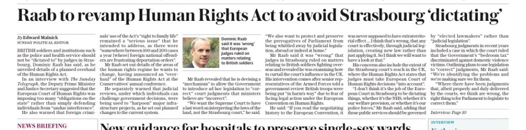 Forty seven countries have signed the Convention for the Protection of Human Rights and Fundamental Freedoms. It sets out universal protections a people should have from their Government. What sort of a Government would seek to remove them? And why?