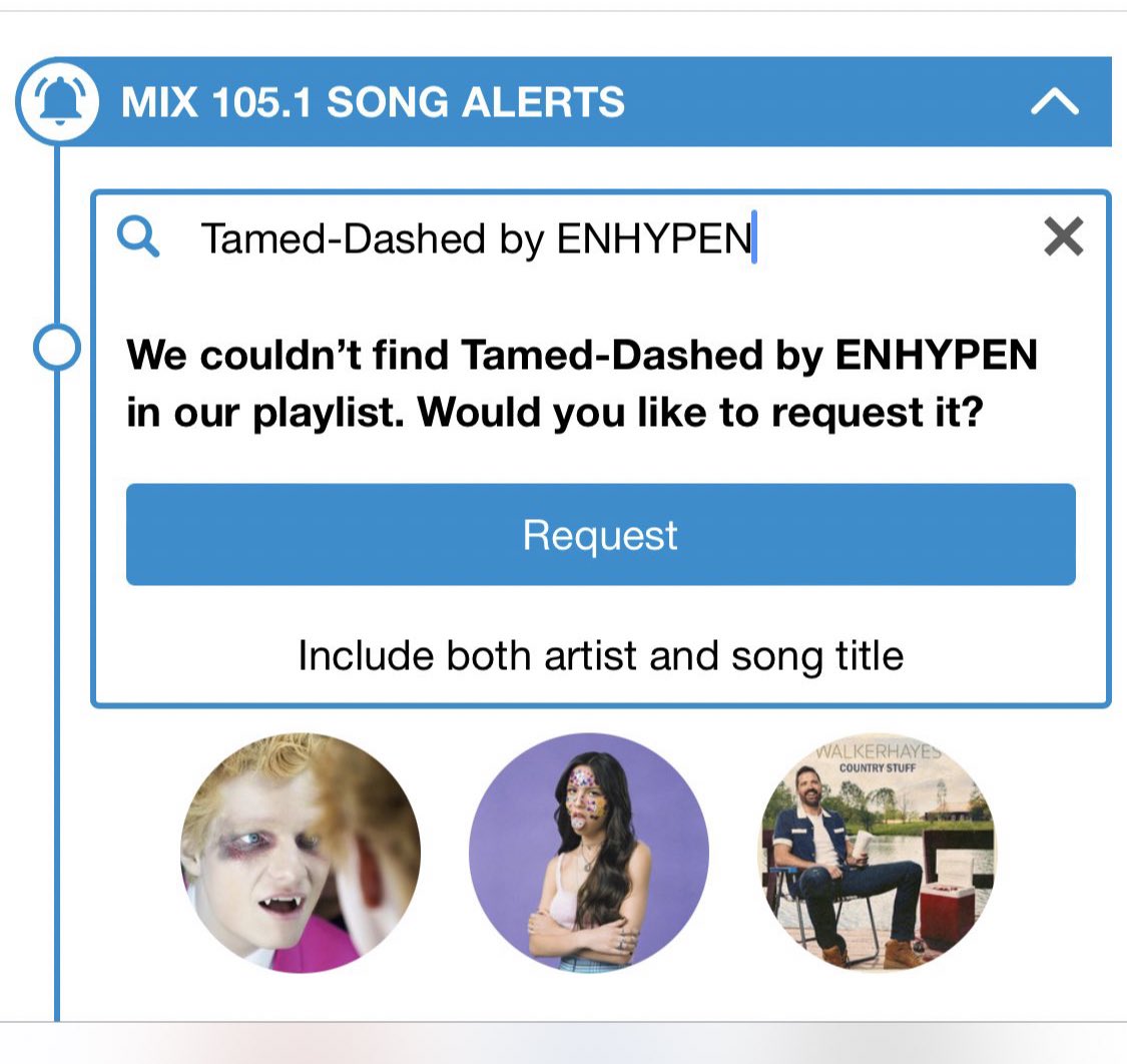 scionyphen's tweet photo. hello! while waiting for enha in sbs inkigayo lets request tamed-dashed in us radio for bb tracking week （╹◡╹）♡ 

🔗 https://t.co/on88PZxfUH https://t.co/aOlA1Nqz46
