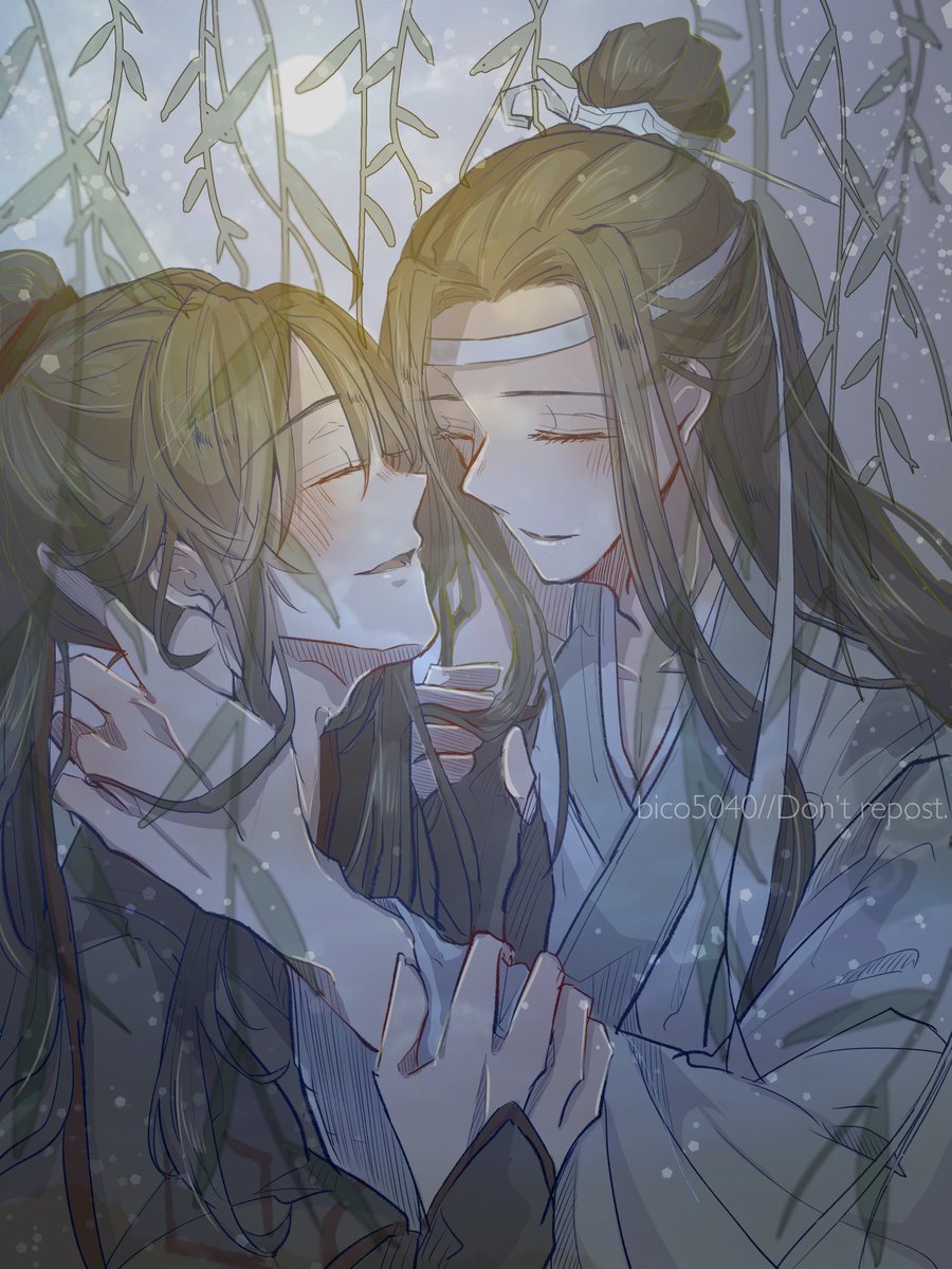 忘羨「魔道祖師アニメ完結
おめでとうございます

『忘羨』

#MDZSS3FINAL」|ビコ🍼原稿中のイラスト