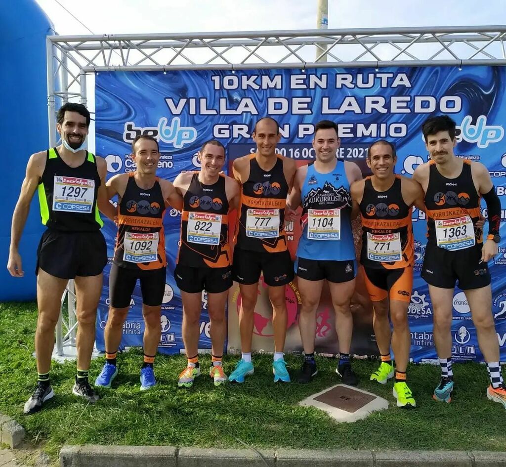 kbaroja's tweet photo. Como siempre, lo mejor del #atletismo son los compaΓ±eros. AquΓ estamos @diego.pascual.alcalde, Alain, @aitormarti, @mikelmb87, Juan y @asiertxobaigo, de @korrikazaleak, con @asieruko_27 de Kukurrustu y @sergiomijancos de @munabikirolkluba
#10k #10klaredo⦠https://t.co/KbbC2FT6Ph https://t.co/t6JCZ8ak0Z
