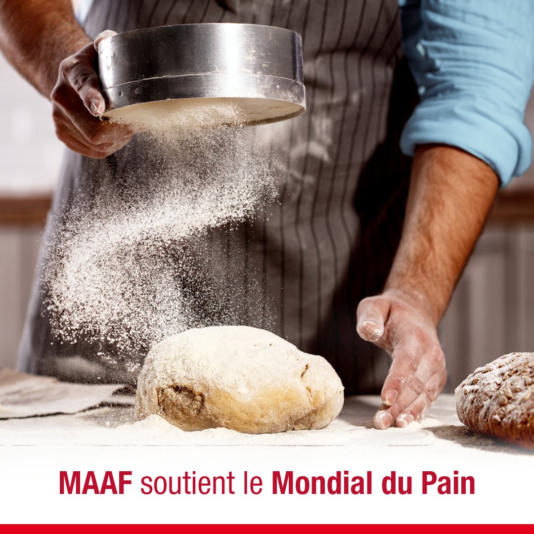 Du 17 au 19 octobre se déroule le 8ème Mondial du Pain au <a href="/Serbotel/">Serbotel</a> de #Nantes.
Valoriser les métiers de nos artisans, c'est #MAAFaçonDêtre.
#MAAFPRO <a href="/MondialduPain/">Ambassadeurs du Pain</a> 
En savoir + ➡️ bit.ly/Ambassadeurs-d…
