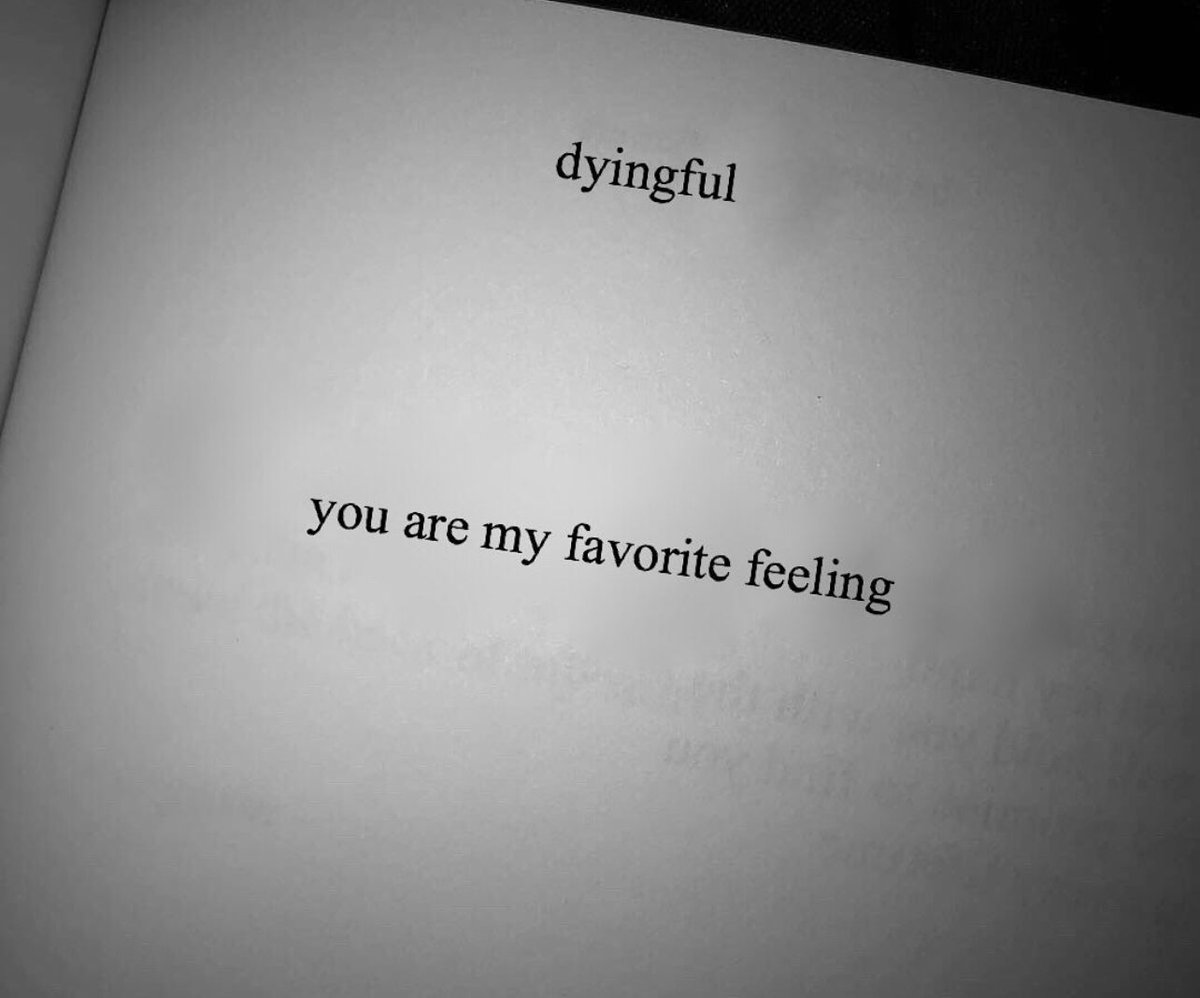 PoemHeaven's tweet image. you make me feel good.