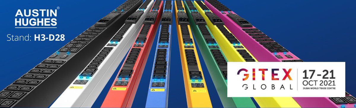 austinhughes_eu's tweet photo. Today we are demonstrating the latest rack mount PDUs @GITEXTechWeek on Stand H3-D28.
⚡ 1-P & 3-P Rack PDUs
⚡ Intelligent, Metered & Basic PDUs
⚡ Dual Feed PDUs (2 PDUs in 1)
⚡ Multiple Socket Configurations
#RackPower #RackPDU #GitexGlobal #Gitex2021 https://t.co/F3h9t7XIwZ