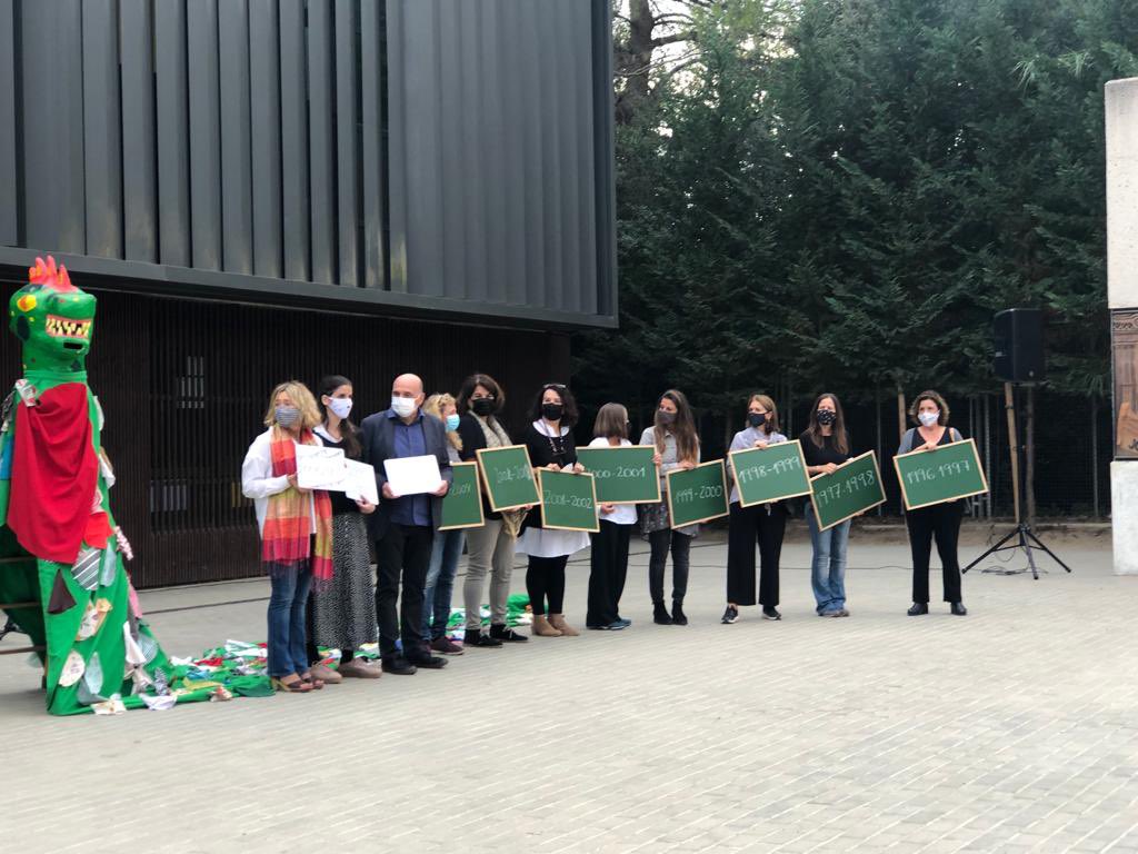 OstresJa's tweet photo. Celebració del 25è Aniversari de @escolaThauSC . Per molts anys més! #thausantcugat #iccic @AnyTriadu https://t.co/EQd4uIRFkp