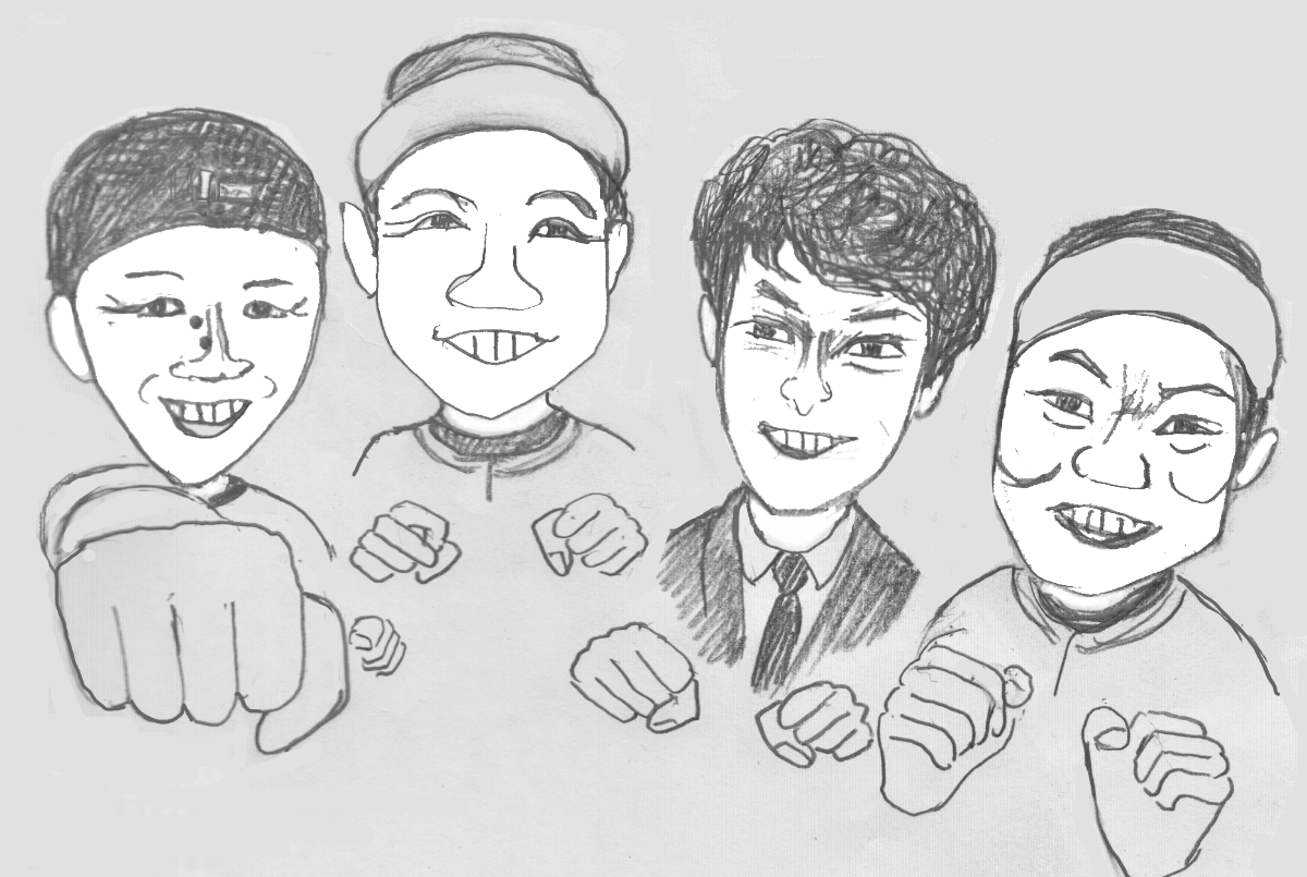 dfinal4's tweet photo. @areshinnosuke @Gataoka70 @SakatomoG @martin_0406 読みうりふたつ 久しぶり ３人そろいましたね。結婚式 盛り上げられましたか！ https://t.co/UVT8SwpK6Y