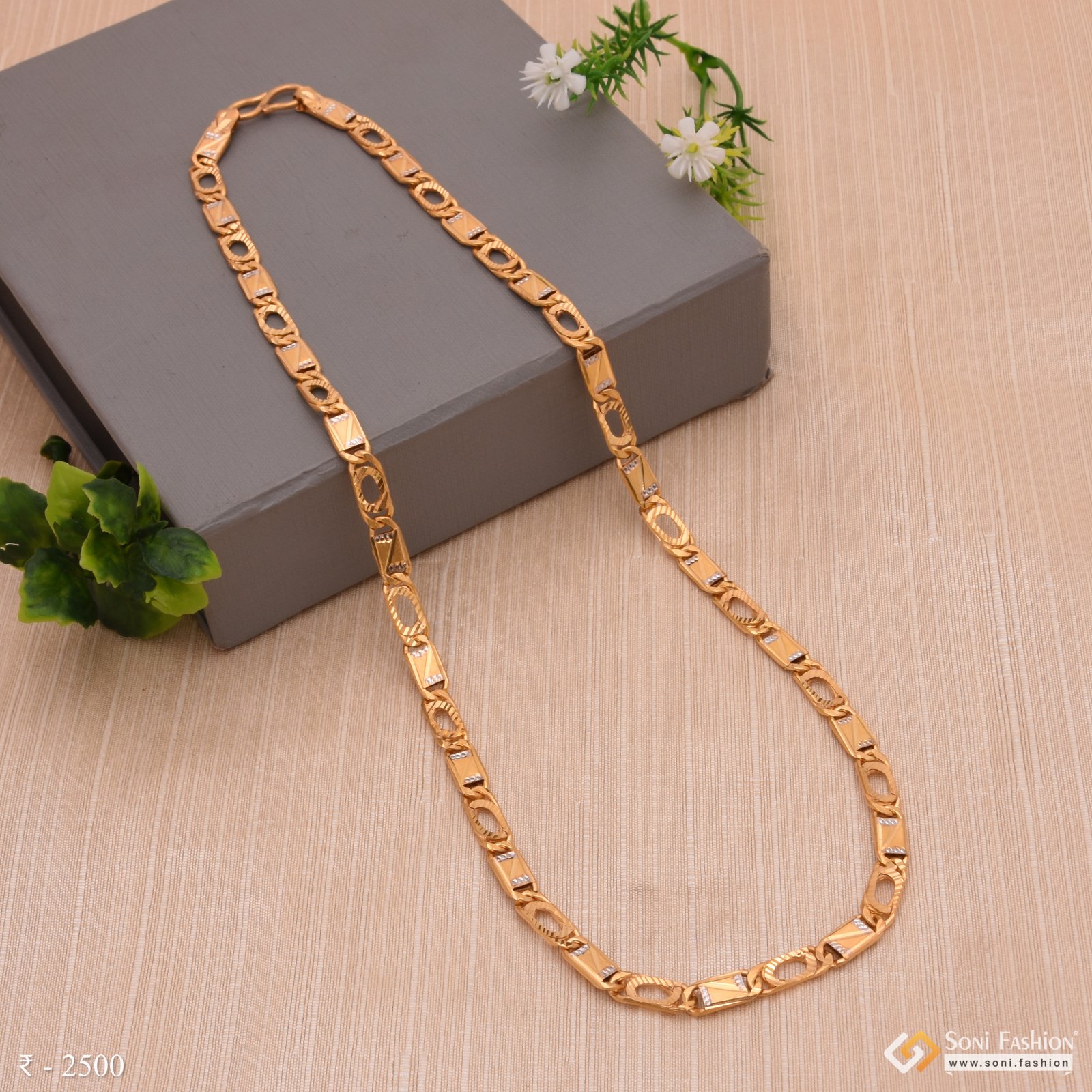 Soni fashion gold sale chain