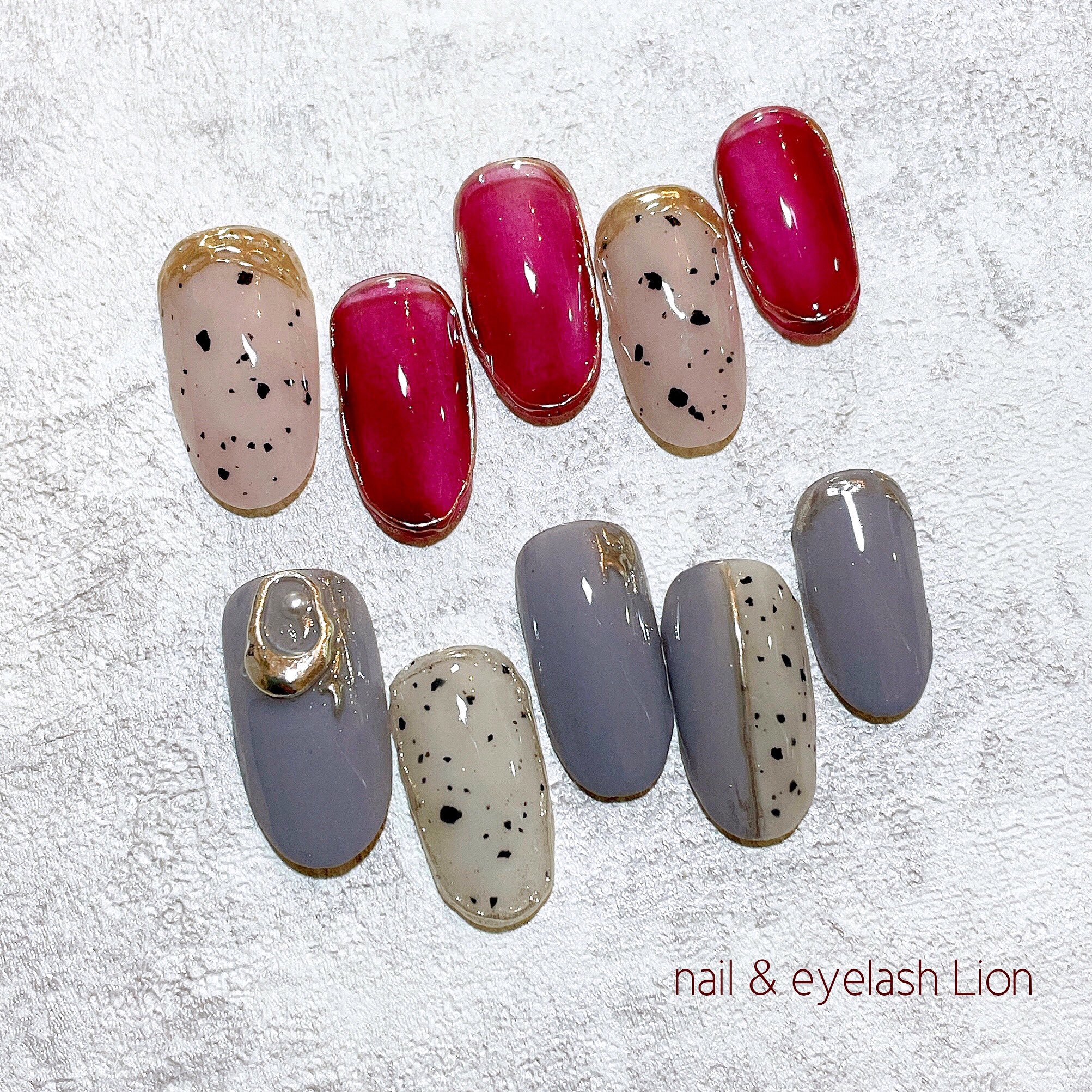 Nail Eyelash Lion 池袋 新作デザイン ダルメシアンジェルアートコース 初回オフ無料 5 500 ホットペッパービューティーからご予約いただけます T Co Uyej0b6ut6 池袋ネイルサロン ジェルネイル 池袋ジェルネイル