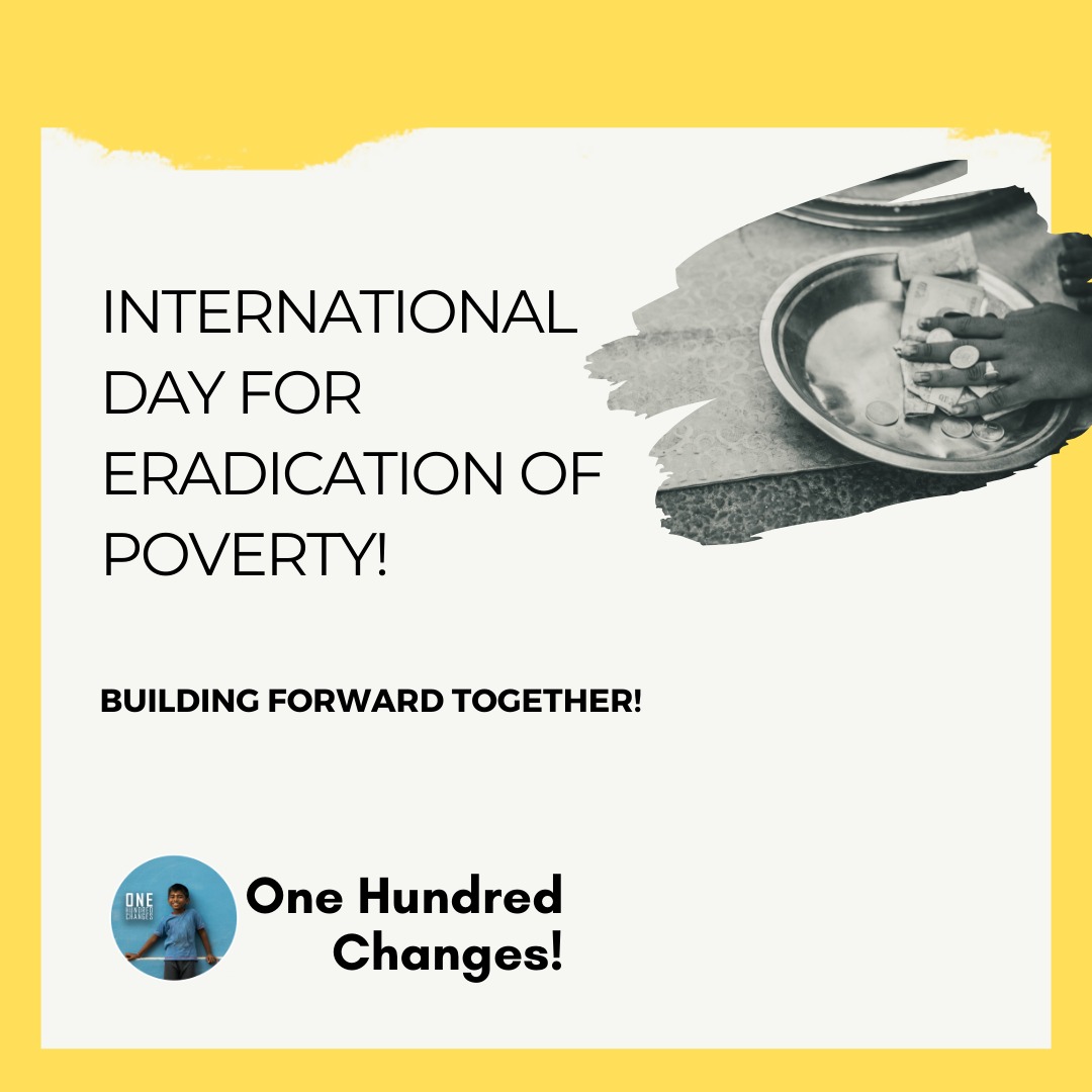 JuStepRoc1's tweet photo. Today, October 17 is observed as "International day for Eradication of Poverty"* by united nations. As global citizens let us pledge to eradicate poverty in every way possible. 

*Let us be the change, we wish to see in this world!*

#povertyeradication #October #Philanthropist https://t.co/6gpu7LNmaW