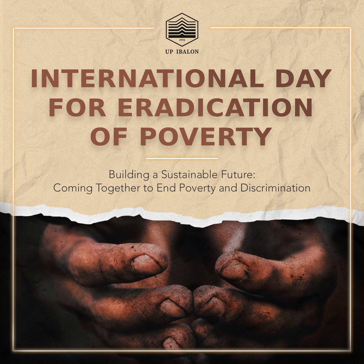 This October 17, in observance of the International Day for the #EradicationofPoverty, UP Ibalon acknowledges the plight of the people living in poverty and joins in the effort to amplify their call for a safe and stable recovery from the COVID-19 pandemic.